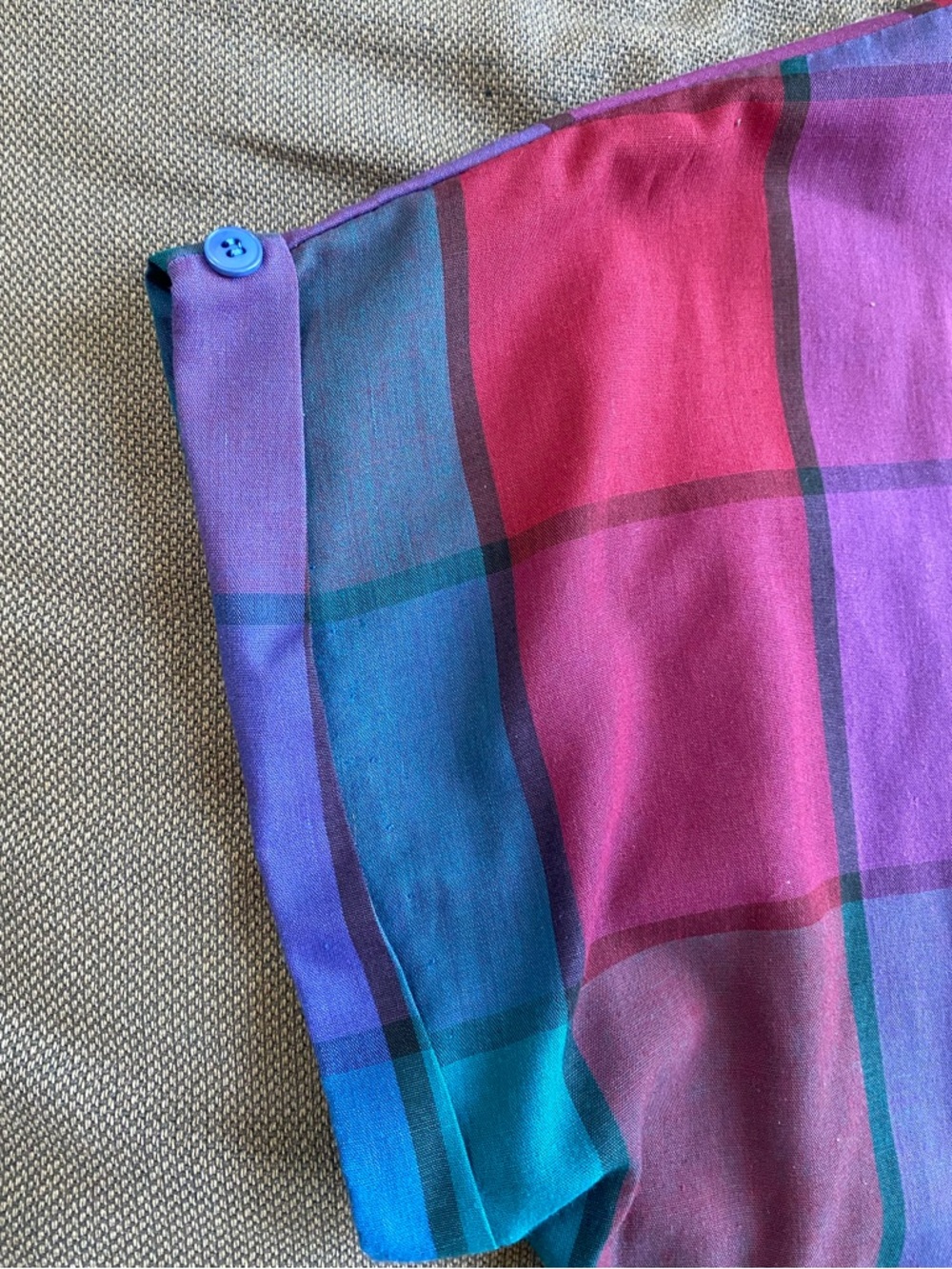 Vintage Plaid Tunic Top - Picture 4 of 7